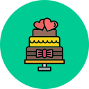 pastel de bodas icon