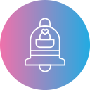 Wedding bell icon