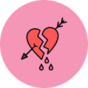 corazón roto icon