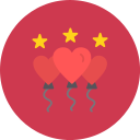 globo de corazón icon