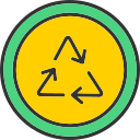 símbolo de reciclaje icon