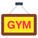 tablero de gimnasio icon