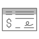 cheque bancario icon