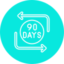 90 days icon