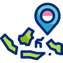 mapa de indonesia icon