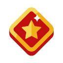 insignia de estrella icon