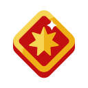 insignia de estrella icon