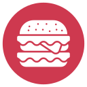 hamburguesa vegetariana icon