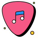 púa de guitarra icon