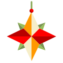 estrella de navidad icon