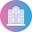 School building icon