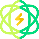 energía nuclear icon