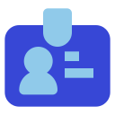 cartão de identificação icon