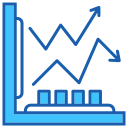 gráfico de líneas icon