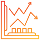 gráfico de líneas icon