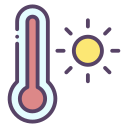 temperatura solar icon