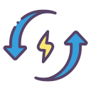 energía sostenible icon