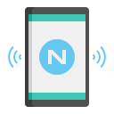 tecnología nfc icon