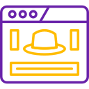 sombrero negro icon