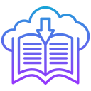 biblioteca en la nube icon