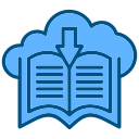 biblioteca en la nube icon