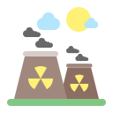 energía nuclear icon