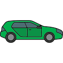 coche hatchback icon