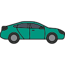 coche sedán icon