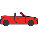 coche descapotable icon