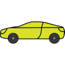 coche hatchback icon