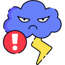 alerta meteorológica icon