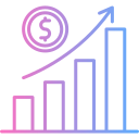 gráfico de ganancias icon