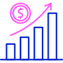 gráfico de ganancias icon