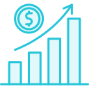 gráfico de ganancias icon