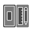 caja de geometría icon