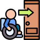 accesibilidad para silla de ruedas icon