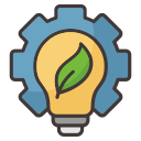 innovación verde icon