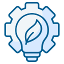 innovación verde icon