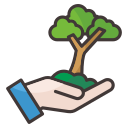 conservación forestal icon