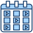 calendario de contenidos icon