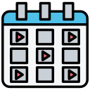 calendario de contenidos icon