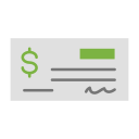 cheque bancario icon