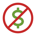 sin dinero icon