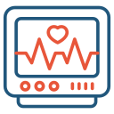 máquina de ecg 