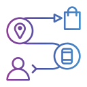 recorrido del cliente icon