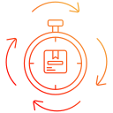 tiempo de procesamiento icon