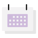 fecha del calendario icon