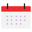 fecha del calendario icon