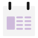 fecha del calendario icon