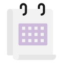 fecha del calendario icon